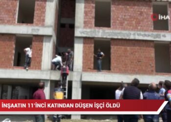 İnşaatın 11’inci katından düşen işçi öldü
