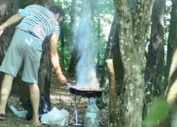 Yasağa rağmen mangal yapmaya devam ettiler