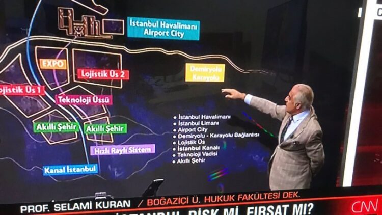 CNN Türk yok artık dedirtti: Kanal İstanbul’u…