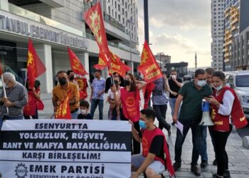 Sedat Peker’in ‘Esenyurt’ iddiaları sonrası EMEP’ten eylem