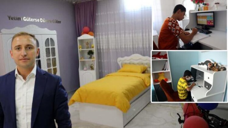 ‘Yetimlere oda yaptık’ demişlerdi: Duvara yazılanlar tepki topladı