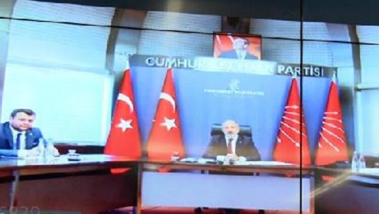 CHP ve AKP’nin bayramlaşmasında aşı çağrısı