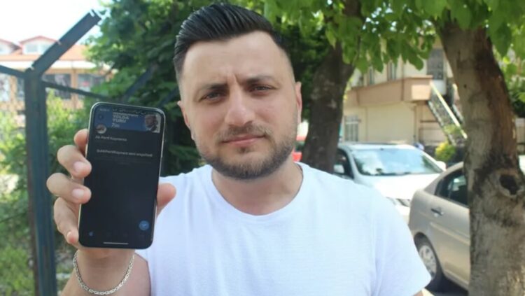 Meraktan kontrol etti, AK Partili olduğunu öğrendi