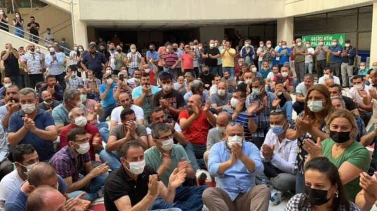 Çankaya’da işçiler eyleme gitti: Sadaka değil toplu sözleşme