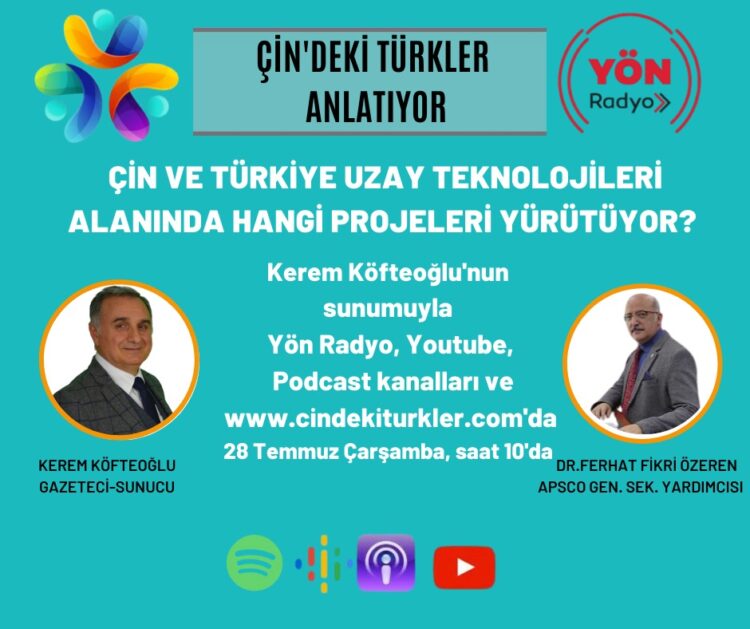 Çin’deki Türkler: “Uzay malzemeleri ticareti başlıyor, hazır olmalıyız”