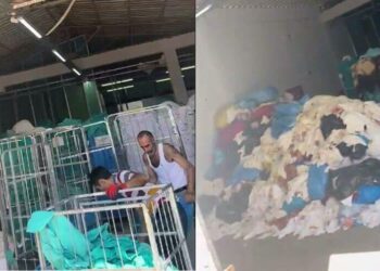 Devlet hastanesinde skandal görüntüler