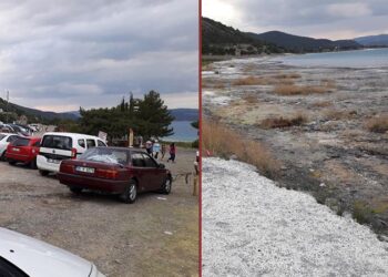 Salda Gölü ziyaretçi akınına uğradı, tahribat sürüyor