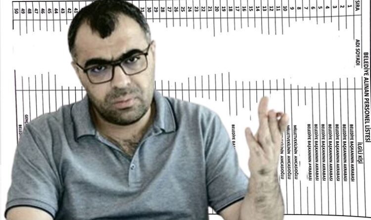 AKP’li belediyedeki torpilin listesini böyle paylaştı