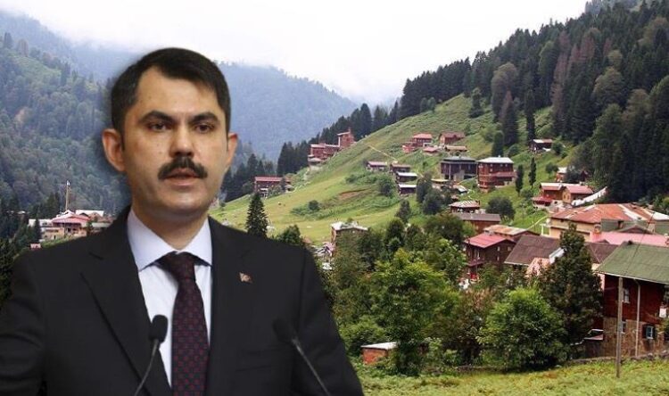 AKP’lilere ihale verilmişti: Bakan Kurum’dan “Ayder Yaylası” açıklaması