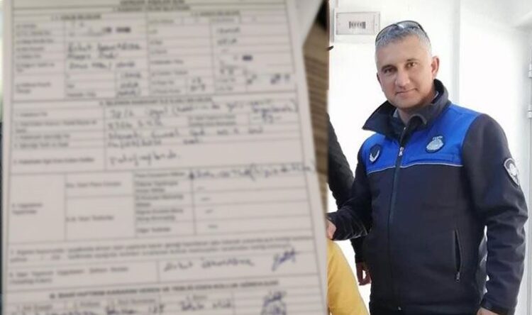 İzmir’de zabıta memuru kendine ceza kesti