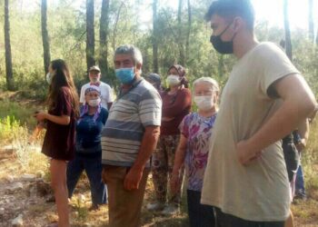 Bayramı ormanda nöbet tutarak geçiriyorlar