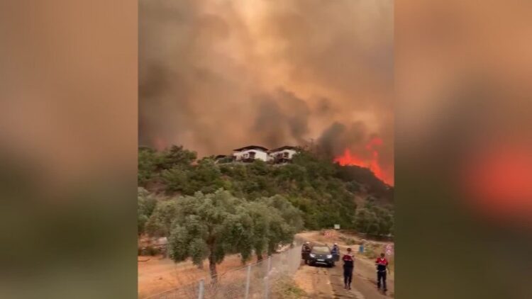 Milas Belediye Başkanı ve CHP’li Altay yangın bölgesinde sıkıştı