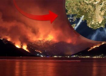 NASA, Türkiye’deki yangın felaketinin boyutunu gözler önüne serdi