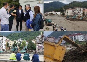 İBB Heyeti sel bölgesinde: ‘500 kişinin kayıp olduğu bilgisini aldık’