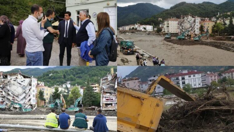 İBB Heyeti sel bölgesinde: ‘500 kişinin kayıp olduğu bilgisini aldık’