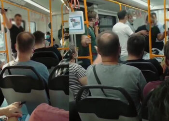 Metroya maskesiz bindi, “Özel harekâtçıyım” dedi