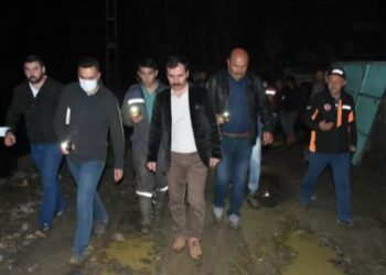 Sarıkamış’ta sel felaketi: 40 ev ile 6 araç hasar gördü