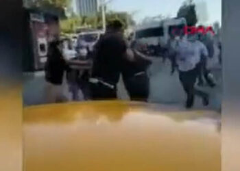 Zabıtadan kadına şiddet iddiası