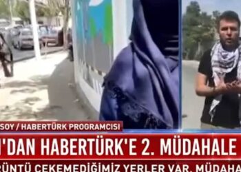 Habertürk’e Taliban’dan M16’lı müdahale
