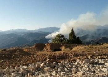 Hozat’taki yangın altı gündür sürüyor