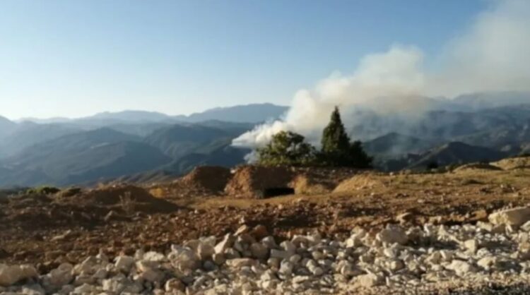 Hozat’taki yangın altı gündür sürüyor