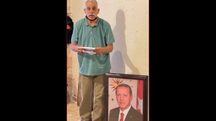 Dükkanına Erdoğan fotoğrafı asan kişiye para cezası iddiası