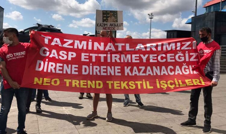 Neo Trend işçilerinin eylemi 38 gündür devam ediyor