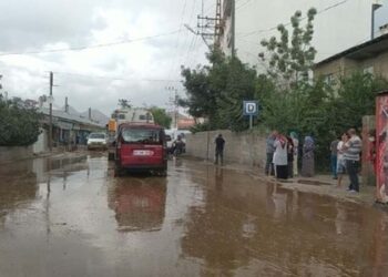 Van’da birçok ev ve iş yerini su bastı
