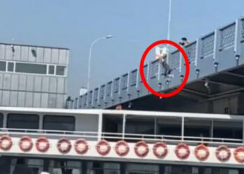 Köprüden tekneye atlayan fenomene gözaltı