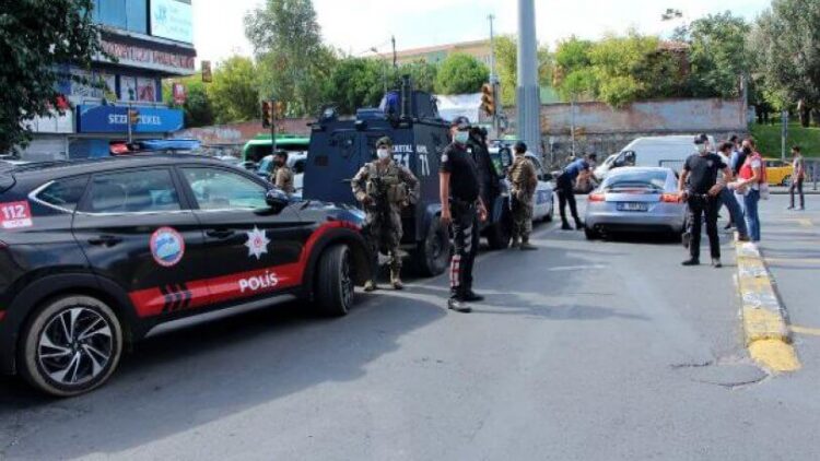 Okmeydanı’nda giriş ve çıkışlar tutuldu