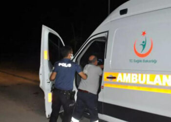 Tedavi için gittiği hastanenin önünden ambulans kaçırdı