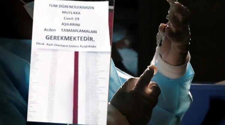 Üniversitede aşı olmayan öğrencileri ifşa ettiler