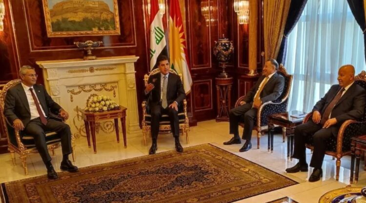 CHP heyeti Barzani’ye Ortadoğu iş birliği çalışmasını anlattı
