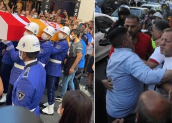 Ferhan Şensoy’un cenazesinde atılan slogan ‘pes’ dedirtti