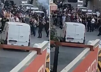 Silahlı saldırı sonrası mahalle savaş alanına döndü
