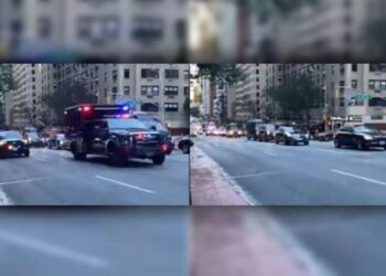 Erdoğan’ın ABD’deki konvoyu paylaşıldı