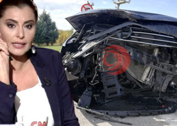 Hande Fırat trafik kazası geçirdi