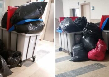 Pandemi hastanesinde skandal görüntüler