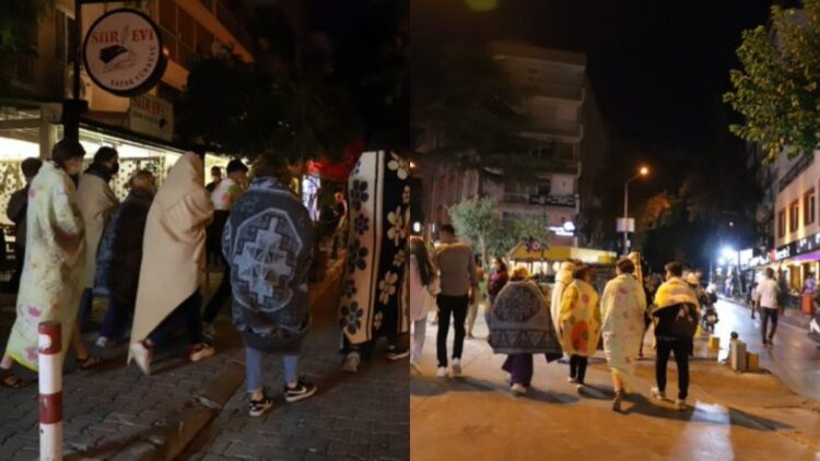 Öğrenciler battaniye ile yürüdü: Barınamıyoruz