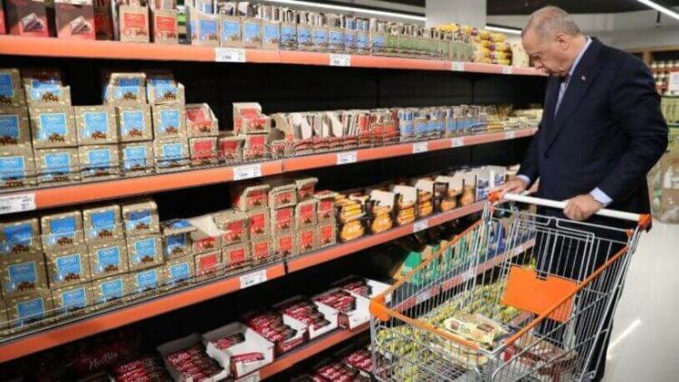Erdoğan’ın ‘gayet uygun’ dediği markette fiyatlar uçmuş: İşte o liste