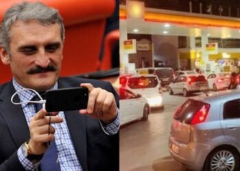 Ahmet Hamdi Çamlı benzin kuyruğunu yanlış anladı, CHP’ye bağladı!