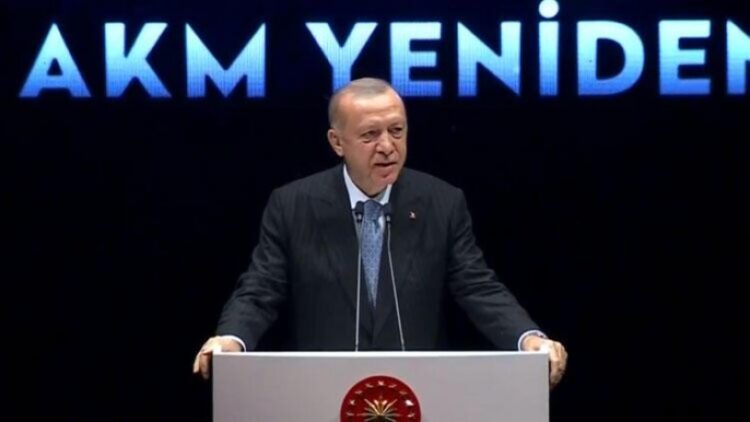 AKM açılışında Erdoğan’dan ‘Gezi’ çıkışı