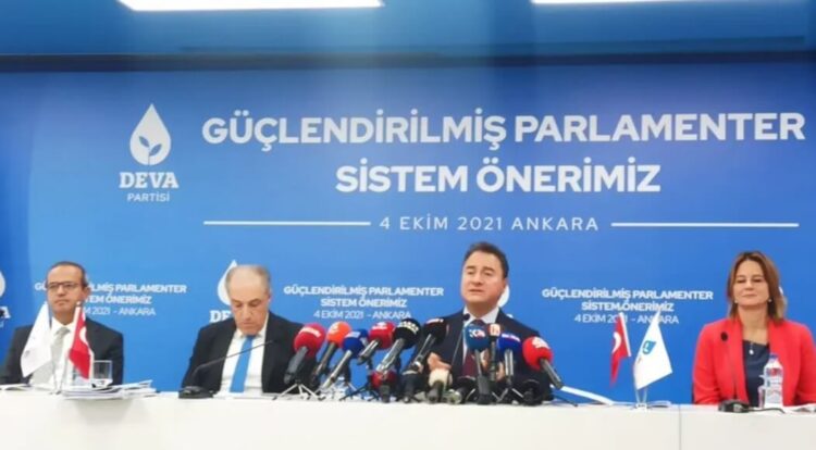 DEVA ‘Güçlendirilmiş Parlamenter Sistem’ önerilerini açıkladı