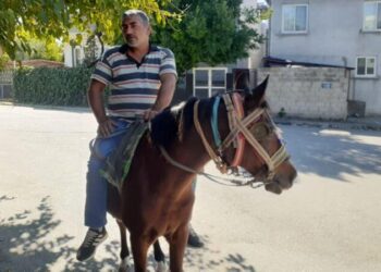 Akaryakıt zamlarından sonra arabasını satıp at aldı