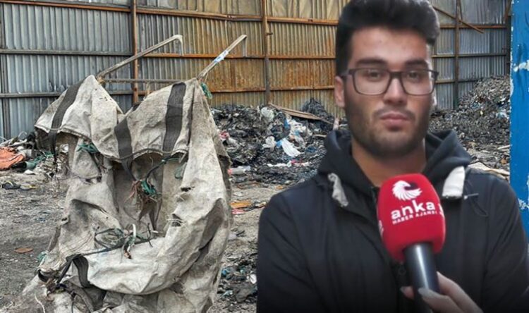 Veteriner teknikeri kağıt toplayarak geçimini sağlamaya çalışıyor