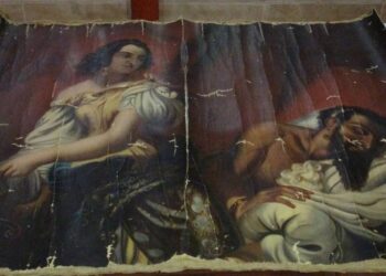 140 yıllık Yahya Peygamber tablosu orijinal çıktı