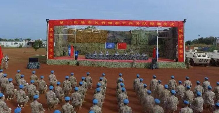 Çinli askerlere BM Barış Madalyası