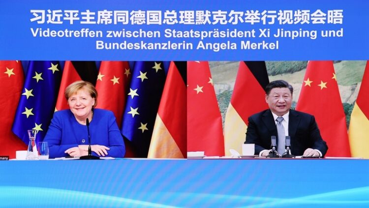 Xi Jinping ve Merkel görüştü