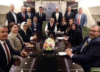 Erdoğan’ın uçağında dikkat çeken isim