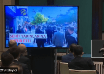 Erdoğan yine video gösterdi, Lütfü Türkkan’ı hedef aldı